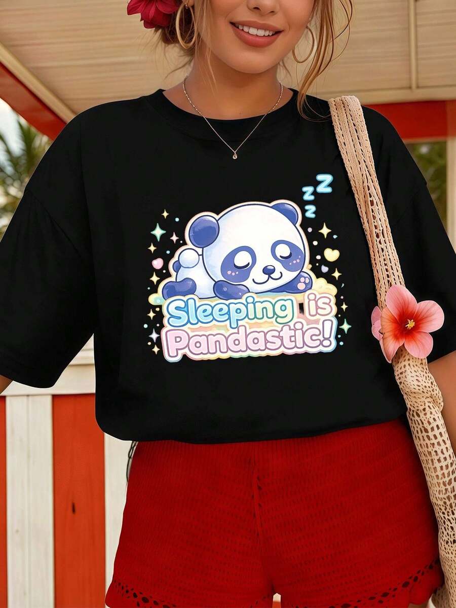 Women T-Shirts - Black - View 1