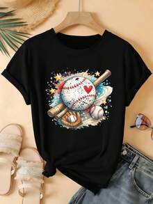 Women T-Shirts - Black - View 2