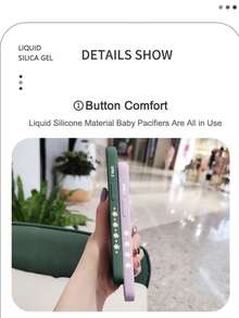 Funda de silicona líquida con patrón de margarita, a prueba de golpes y suave, compatible con iPhone/Galaxy/X//Note/ - Negro - Ver 5