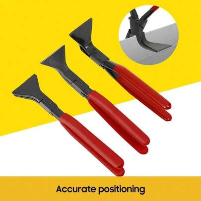 3X Sheet Metal Bending Pliers Hand Seamer Seaming Plier Straight 45° 90° 180° UK