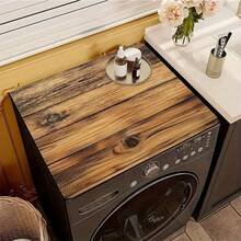 1 tấm lót bảo vệ máy giặt/máy sấy kiểu cổ điển, thấm hút ẩm, bề mặt chống trượt, thiết kế trang trí, bảo vệ bề mặt thiết bị, phụ kiện phòng giặt, thảm chất lượng cao hiện đại, vật dụng gia đình thiết thực, trang trí nhà cửa cổ điển. - Nhiều màu - Xem 11