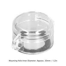 30mm Push Button Switch Protector Emergency Stop Switch Transparent Dustproof Cover BS‑02 - Clear - View 2