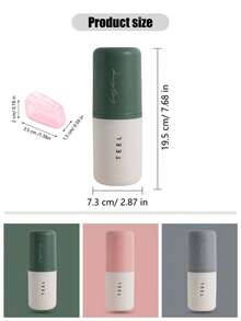 1pc Creative New Minimalist Nordic Style Transparent PET Travel Toothbrush & Toothpaste Storage Box, Multi-Functional Outdoor Toiletry Toothbrush Holder, Also Can Store Tableware, Minimalist Nordic Style Toothbrush Cup - Multicolor - View 11