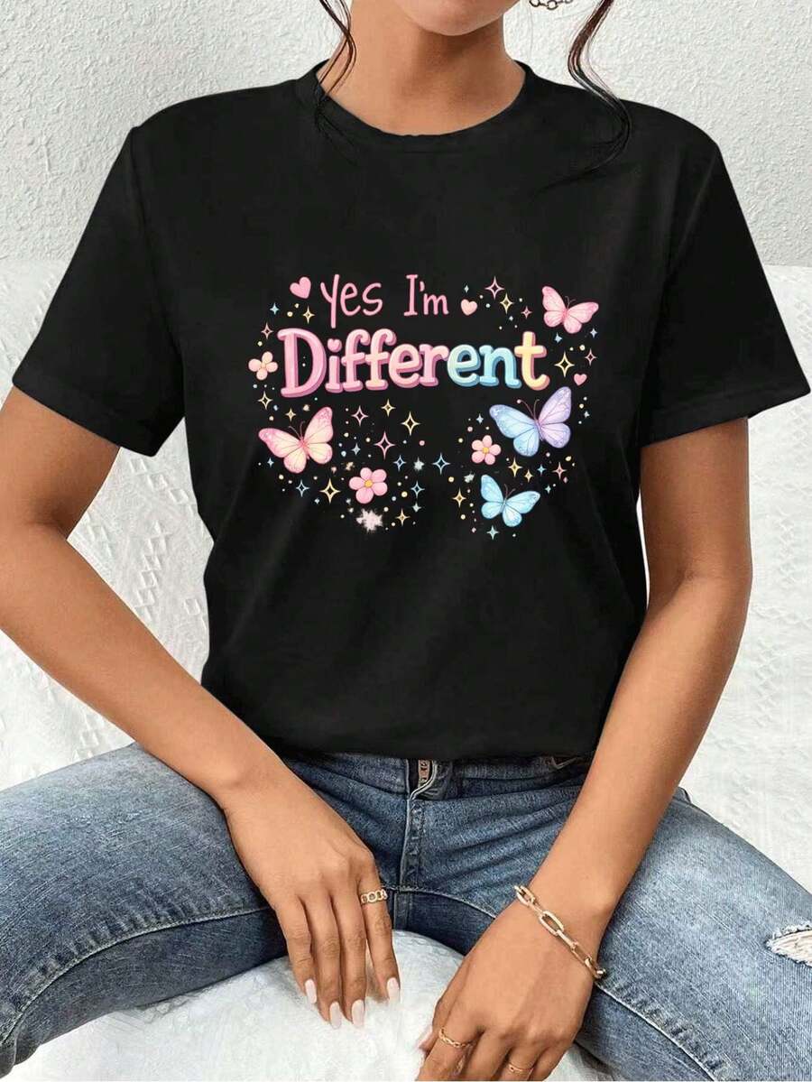 Women T-Shirts - Black - View 1