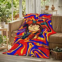 1pc The A-Amazing D-Digital Anime Circus Cozy Super Soft Flannel Blanket, Funny Game Theme Warm Throw Blanket For Living Room, Home Decor, Teacher Appreciation Gifts, Mothers Day Gift, Room Decor, Graduation 2026, Home Decor, Mothers Day Gifts Women, Throw Blanket, Graduation Gifts, Tapestry, Room, Bedroom Deccor, Decor, Gifts For Boys And Girls, Ultra-Soft 280GSM Sizes 30x40 To 60x80. ﻿ - Nhiều màu 22 - Xem 1