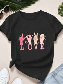 Women T-Shirts - Black - View 2
