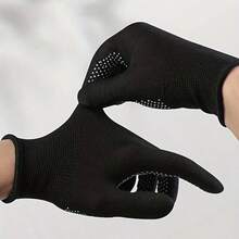 5 Pairs Breathable Anti-Slip Gloves, Suitable For Outdoor Cycling & Fitness - Lightweight & Comfortable, Black - Multicolor - View 7