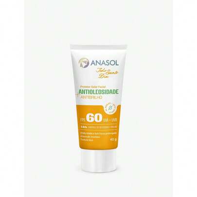 Anasol Protetor Solar Facial Todo Santo Dia TSD Antibrilho FPS 60 - 40g