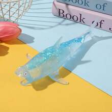 2026 New Shiny Shark Squeeze Toy, Transparent TPR Slow Rebound Stress Relief Toy, Soft Squishable Sensory Toy, Suitable For Office Desk, Home, Travel, Anxiety Relief For Adults & Teens, Great Gift For Easter, Mother's Day, Father's Day, Birthday, Graduation, Valentine's Day, Christmas, Thanksgiving - Multicolor - View 11