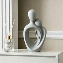 Romantic Couple Sculptures, Home Decor - Modern Abstract Couple Statues Suitable For Living Room, Office, And Bedroom Decor - A Perfect Choice. - Multicolor - View 6