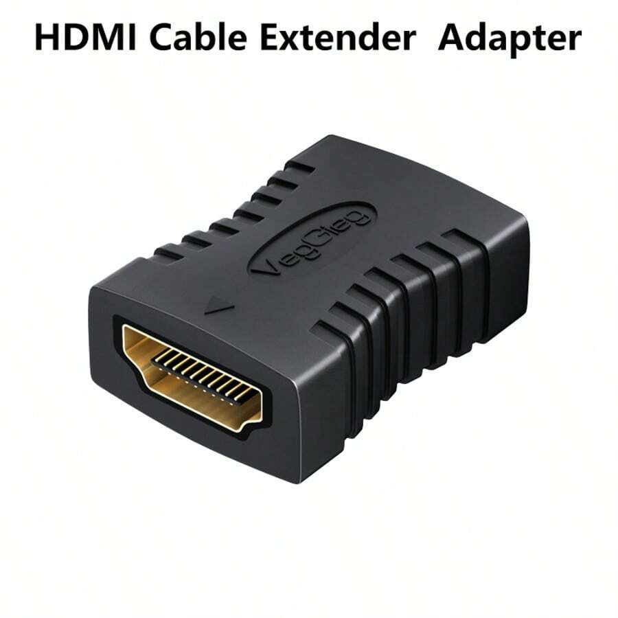 VegGieg 高清电视母对母适配器，4K60Hz 高清电视延长线，镀金音频视频同步直通连接器 - 查看 1