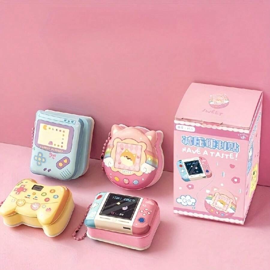 1pc Cute Sticky Notes, 3D Stress Relief Notebook, Adorable Appearance Convenient Diary, Stress Relief Sticky Notes Mini Bean Notebook Squeeze Toy Memo Pad, Cute Super Kawaii Small Notebook Pocket Memo - Multicolor - View 1