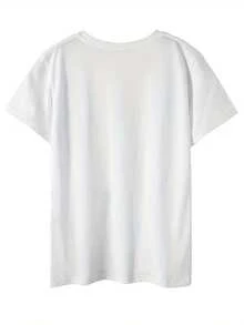 Women T-Shirts - [White] - View 2