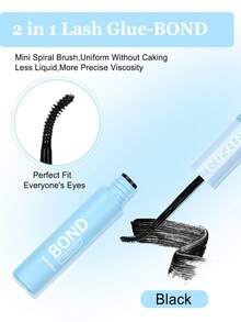 5ml Adhesive, 5ml Sealant, 5ml Makeup Remover, Eyelash Glue Strong & Long-Lasting Cluster Eyelash Glue 2-In-1 Eyelash Adhesive Sealant, Full Day Wear DIY False Eyelash Dedicated Adhesive Sealant Remover 3 Pieces Set - Multicolor - View 6