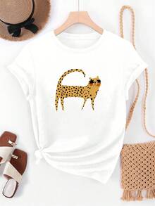 Women T-Shirts - [White] - View 12
