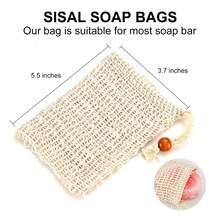 5-Pack/10-Pack Reusable Soap Bags With Foaming Nets And Drawstring Foam Pouches For Showering. - Apricot - View 9