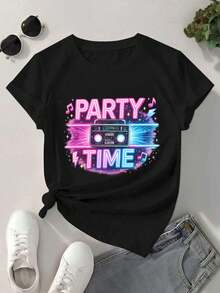 Women T-Shirts - Black - View 2