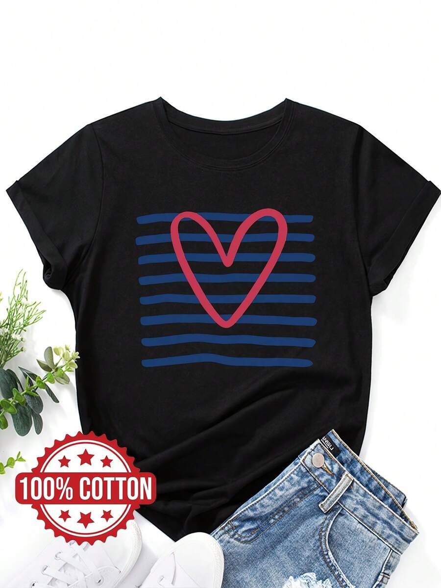 Women T-Shirts - Black - View 1