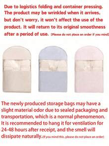 1个加厚绗缝衣物收纳袋，悬挂式真空收纳袋，节省衣柜空间，带可视窗口，自压缩拉链，防尘，可重复使用，适用于羽绒服、外套、连衣裙等，是居家、学校衣柜整理收纳的理想之选，也是送给女性学生的最佳礼物。热销单品，可用于衣柜整理收纳、衣物收纳、女性礼物、卧室必备、收纳袋、旅行包、旅行必备、情人节礼物、打包袋、大学必备等。 - 彩色 - 查看 6