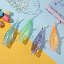 2026 New Shiny Shark Squeeze Toy, Transparent TPR Slow Rebound Stress Relief Toy, Soft Squishable Sensory Toy, Suitable For Office Desk, Home, Travel, Anxiety Relief For Adults & Teens, Great Gift For Easter, Mother's Day, Father's Day, Birthday, Graduation, Valentine's Day, Christmas, Thanksgiving - Multicolor - View 3