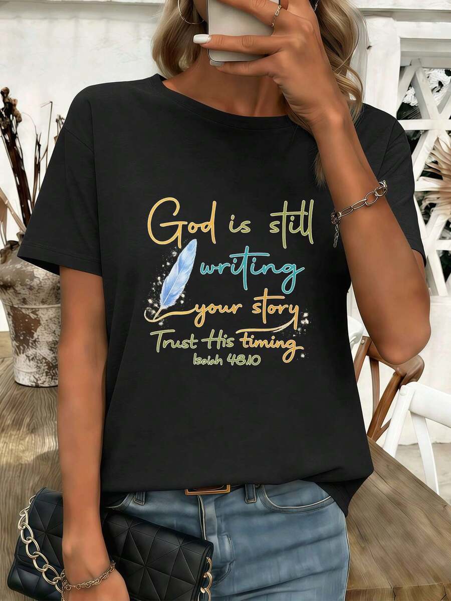 Women T-Shirts - Black - View 1