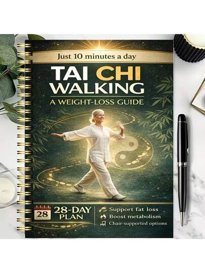 Tai Chi Walking Weight Loss Method: A 28-Day Sequential Exercise Plan For The Elderly With Chair-Assisted Walking, Low-Impact Joint-Friendly Workouts, And Balance Training Guide