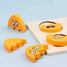 Đồ chơi giáo dục ghép hình cảm xúc, thẻ trò chơi nhận thức bằng gỗ giúp trẻ học sớm, bảng học nhận biết cảm xúc. - Nhiều màu - Xem 6
