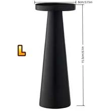 1个/3个/12个装黑色烛台，家居装饰，婚礼 - 黑色 - 查看 12