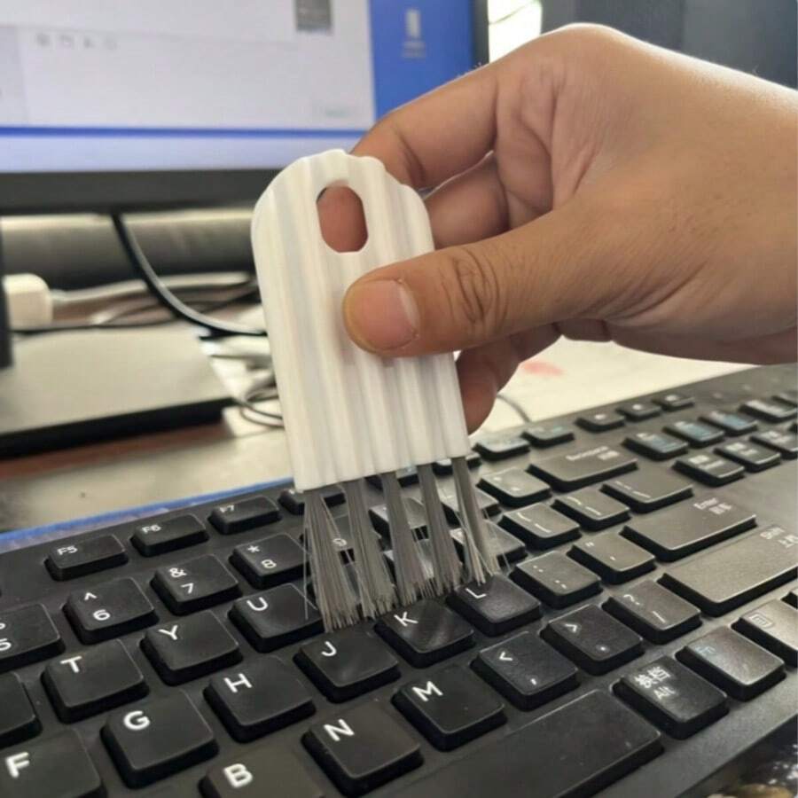 1个清洁软毛刷，多功能电脑清洁工具套装，缝隙除尘器，键盘除尘器