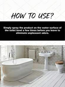 Rociador de baño con aroma fresco, eliminador de olores y ambientador con aroma a sándalo para el baño - A - Ver 5