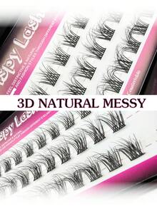 36 Cụm Mi Giả D Curl - Mi giả tự nhiên, mềm mại, độ dài hỗn hợp 10-12mm, tự nối mi tại nhà. - Xem 6