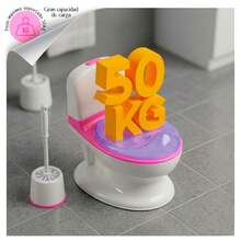 Bañito Entrenador Luxe Angelin Baby Is01 F Producto de calidad Diseño moderno Uso diario Perfecto para regalo Duradero Fácil de usar Ideal para ocasiones especiales - Rosa Fucsia - Ver 8