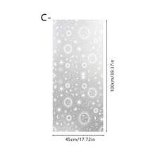 1/5 piezas Pegatina para ventana con patrón geométrico estrellado, efecto perlado y esmerilado, película de adsorción electrostática semi-transparente para privacidad, adecuada para puertas de vidrio, accesorios de cocina y decoración del hogar. - Pegatinas para ventanas - Ver 13
