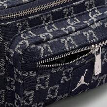 男女通用全印花拉链腰包 JD2613206AD-002 - 深灰色 - 查看 4