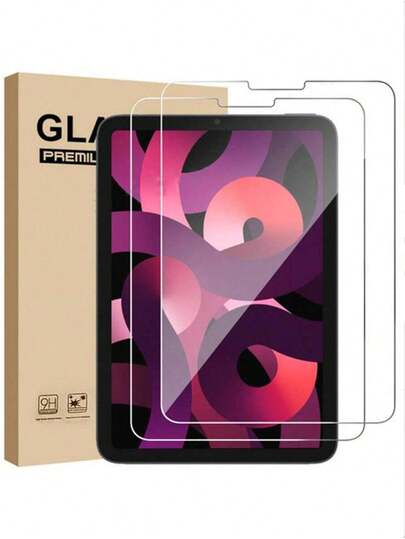 2pcs Screen Protector Compatible With Ipad 5/6/7/8/9th Gen 10.2/10.5", Air 1/2/3/4/5th Gen 10.9", Mini 1/2/3/4/5/6th Gen, Pro 11", 9.7", Pro 12.9" (2015-2024-2025, A16/10th Gen), Tempered Glass, Provides Clear Screen Protection, Suitable For Daily Use, Office And Home. Waterproof, Shockproof, Anti-Fall, Anti-Scratch, Anti-Fingerprint, Full Coverage