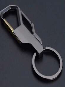 1 pieza Llavero de metal para hombres - Negro - Ver 7