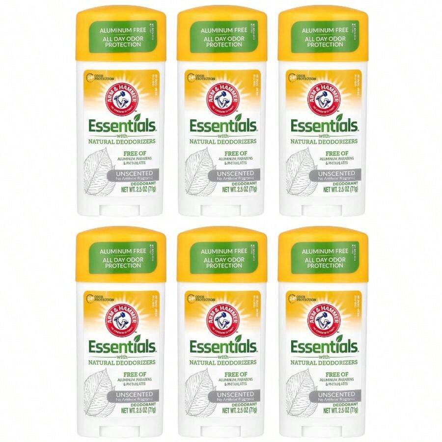 Arm & Hammer Arm Hammer Essentials Deodorant Unscented 2.5 Oz - 6-Pack - View 1