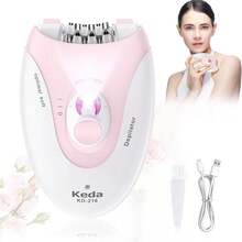 1 pieza Removedor de vello portátil mini, recargable por USB, adecuado para mujeres - Rosa - Ver 10