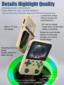 1 pieza Nueva consola de juegos portátil con 10,000 juegos retro nostálgicos incorporados y 9 emuladores como PS/FC, pantalla HD grande de 3.5 pulgadas, sistema Android de código abierto, consola de juegos clásica PSP Arcade, compatible con batallas de dos jugadores, con joysticks duales y botones retroiluminados. Un gran regalo para tu novio/esposo en fiestas y cumpleaños. - Ver 10