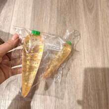 新款麦芽蔬菜挤压玩具，慢回弹胡萝卜减压器 - 1PC - 查看 6