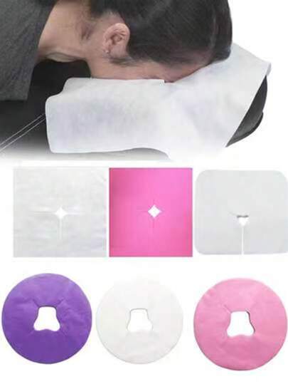 50/100 chiếc khăn che mặt dùng một lần, kích thước 29*29cm, vải không dệt, thích hợp cho thẩm mỹ viện, tiệm massage, phòng khám trị liệu, cửa hàng tinh dầu trị liệu, spa chân.