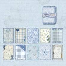 30pcs Vintage Plaid Pattern Papers, Floral & Fruit Retro Faded Decoration Materials, Suitable For Various DIY Scrapbooking, Journaling, Holiday Decorations, Scrapbook Supplies - A - View 17