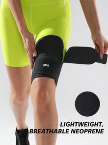 VBOSI Thigh Compression Sleeve For Men & Women - Neoprene, Adjustable, Soft & Breathable For Fitness & Daily Use - Multicolor - View 4