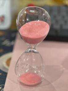 1pc 5/10 Minute Timer, Made Of Clear Glass, Available In Multiple Sand Colors. Suitable For Timing Entertainment Activities And Party Games, Also Can Be Used As A Fashionable Desktop Decor Placed In Living Room, Bedroom, Study Or Office. - Multicolor - View 11