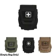 1PC Rip-Away IFAK Pouch MOLLE (Empty Bag Only. No Supplies Included), Quick-Pull Trauma Kit With Medical Shears Holder, Empty First Aid Pouch For Tactical Belt, Survival Medical Gear - Multicolor - View 2