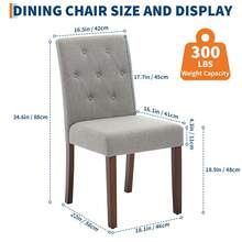 Dining Chairs - Grey - View 8