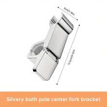 1pc Bathroom Drill-Free Adjustable Shower Caddy Rack, Removable & Universal Holder, ABS Material, New Year New Product, Valentine's Day Gift - A - View 10