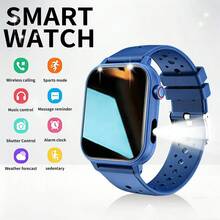 Nueva versión mejorada con luces laterales, reloj inteligente para mujeres con llamadas inalámbricas, seguimiento de calorías, múltiples modos deportivos, control de música, disparo remoto, esfera personalizable, alerta de notificaciones, visualización del clima, adecuado para hombres - Ver 4