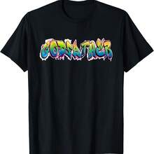 Airbrush Graffiti Daddy Godfather Street Artist T-Shirt - 款式 - 查看 1
