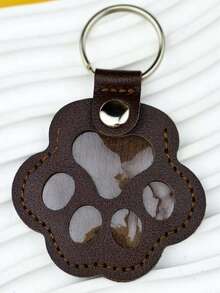 Custom Pet Fur Memorial Keychain, Engraved Pet Fur Holder,Custom Dog/Cat Paw Keyring, Gift For Pet Lovers, Pet LossGift - Multicolor - View 15